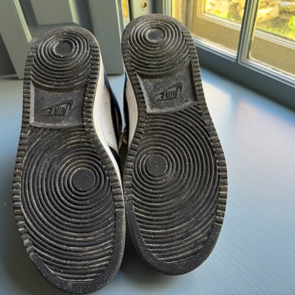 Nike Court Vision Mid Next Nature AF White Blue FQ8740-480 Mens Size 9 - Picture 6 of 8